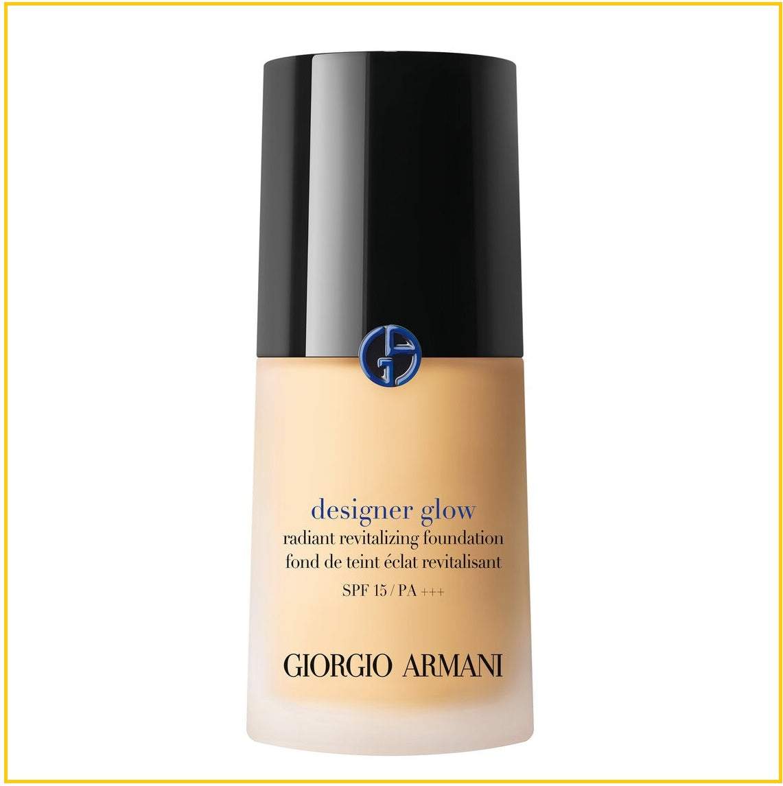 GIORGIO ARMANI 阿瑪尼大師藍標粉底液 DESIGNER GLOW RADIANT REVITALIZING FOUNDATION SPF15/PA+++ #1 / #1.5 / #2 / #2.5 / #3 30ML