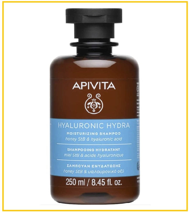 APIVITA 艾蜜塔玻尿酸蜂膠保濕洗髮精 HYALURONIC HYDRA MOISTURIZING SHAMPOO WITH HYALURONIC ACID & HONEY STB 250ML