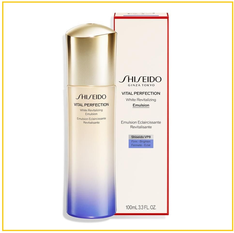 SHISEIDO 資生堂悅薇珀翡緊顏清爽乳液 VITAL PERFECTION WHITE REVITALIZING EMULSION 100ML
