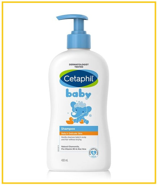 CETAPHIL 舒特膚嬰兒二合一金盞花沐浴露洗髮水 BABY WASH & SHAMPOO WITH ORGANIC CALENDULA 400ML