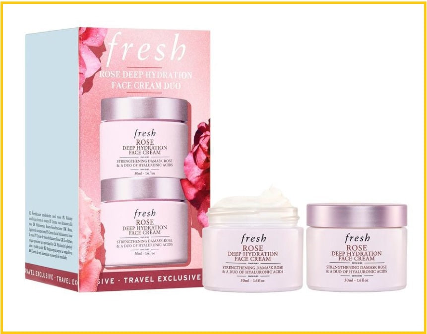 FRESH 馥蕾詩玫瑰深層保濕面霜套裝 ROSE DEEP HYDRATION FACE CREAM DUO SET 50ML X2