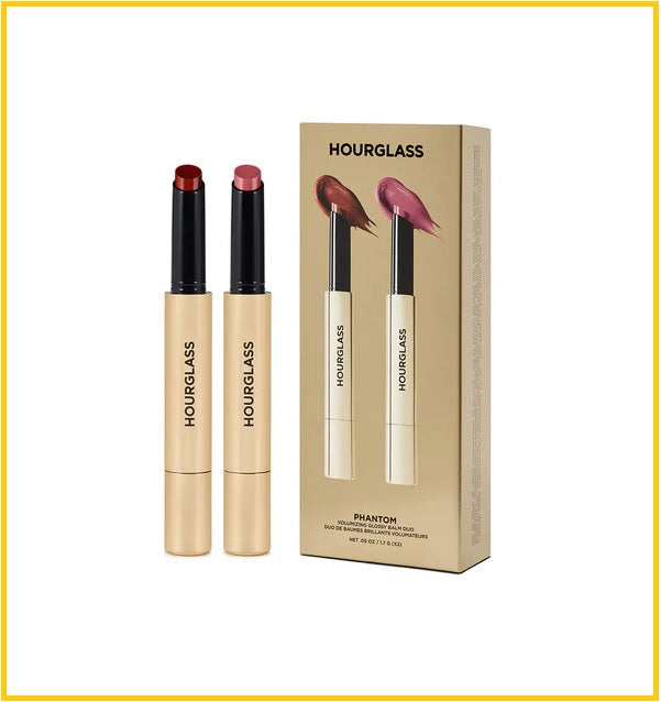 HOURGLASS 魅影豐盈亮澤唇膏套裝 PHANTOM VOLUMIZING GLOSSY BALM DUO SET (#125 SLIP + #135 HAZE) 1.7G X2