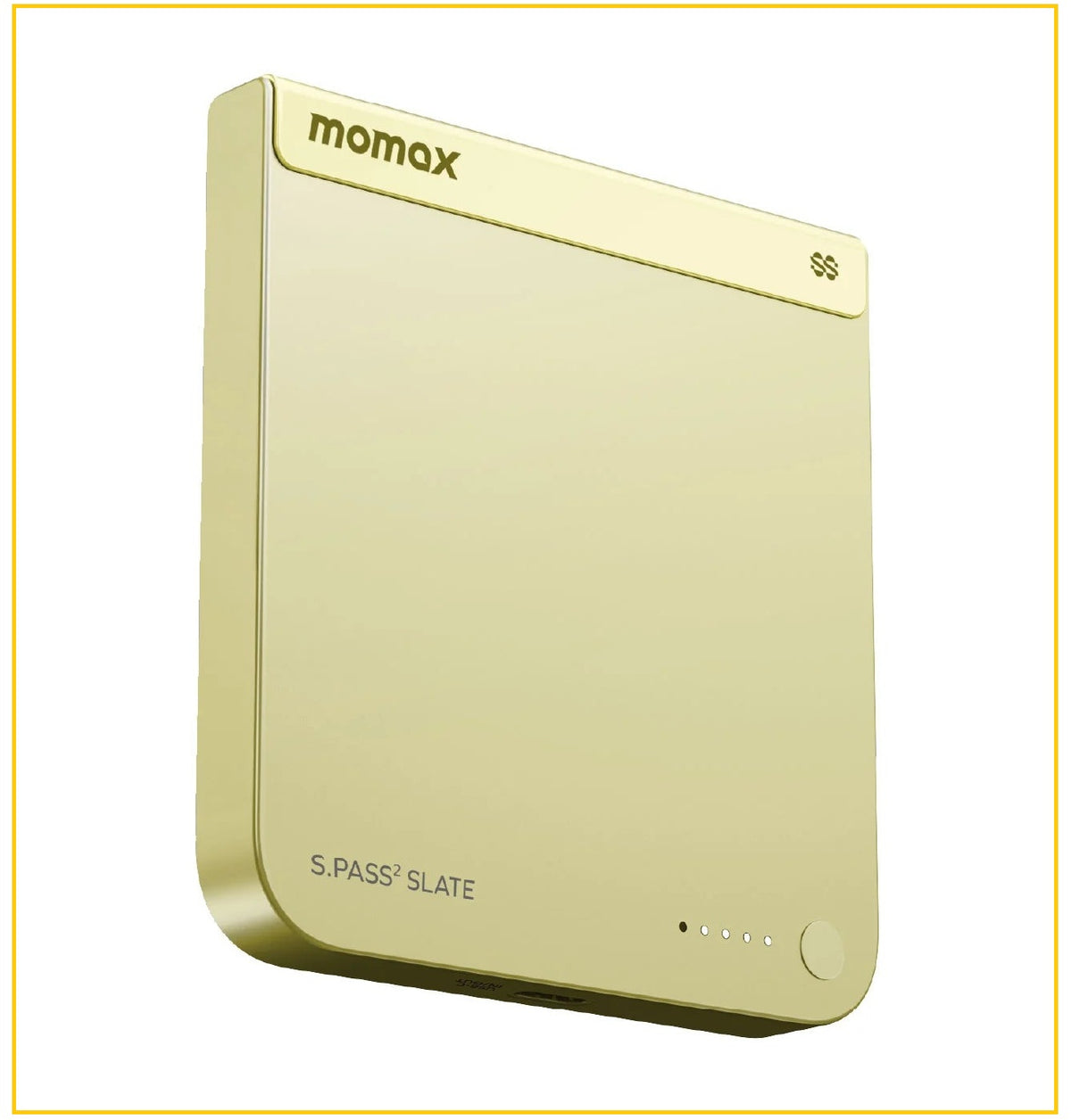 MOMAX 半固態磁吸流動電源 1-POWER S.PASS² SLATE 5000MAH MAGNETIC WIRELESS SEMI-SSB POWER BANK #DUSKY CHERRY / #SILVER / #BLUE / #YELLOW IP188Q2S