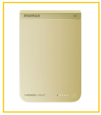 MOMAX 磁吸流動電源 1-POWER S.PASS² 10000MAH SEMI SSB MAGNETIC WIRELESS BATTERY PACK CCC #BLACK / #TITANIUM / #SOLAR ORANGE / #YELLOW IP163Q22D / IP163Q22L / IP163Q22M / IP163Q22Y