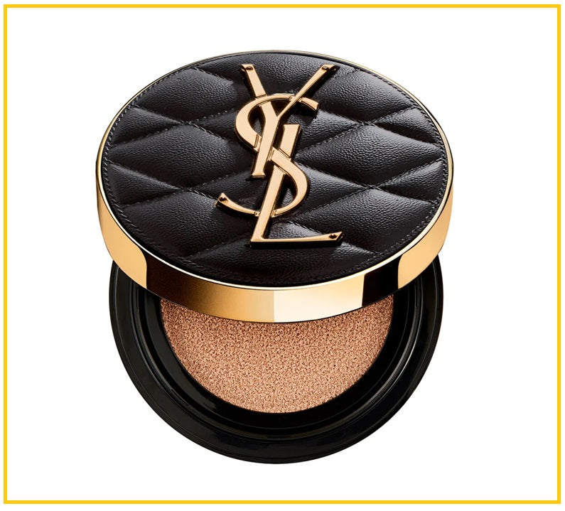 YVES SAINT LAURENT 聖羅蘭恆久完美霧光氣墊粉餅 (高訂菱格版) YSL HIGH DEFINITION LEATHER AIR CUSHION #B20 14G