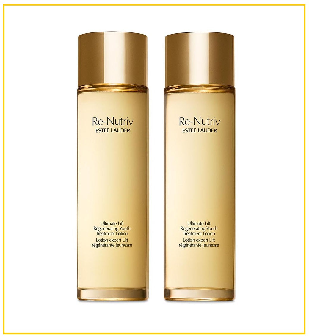 ESTEE LAUDER 雅詩蘭黛白金級花菁萃緊顏精華水兩支套裝 RE-NUTRIV ULTIMATE LIFT REGENERATING YOUTH TREATMENT LOTION DUO SET 200ML X2