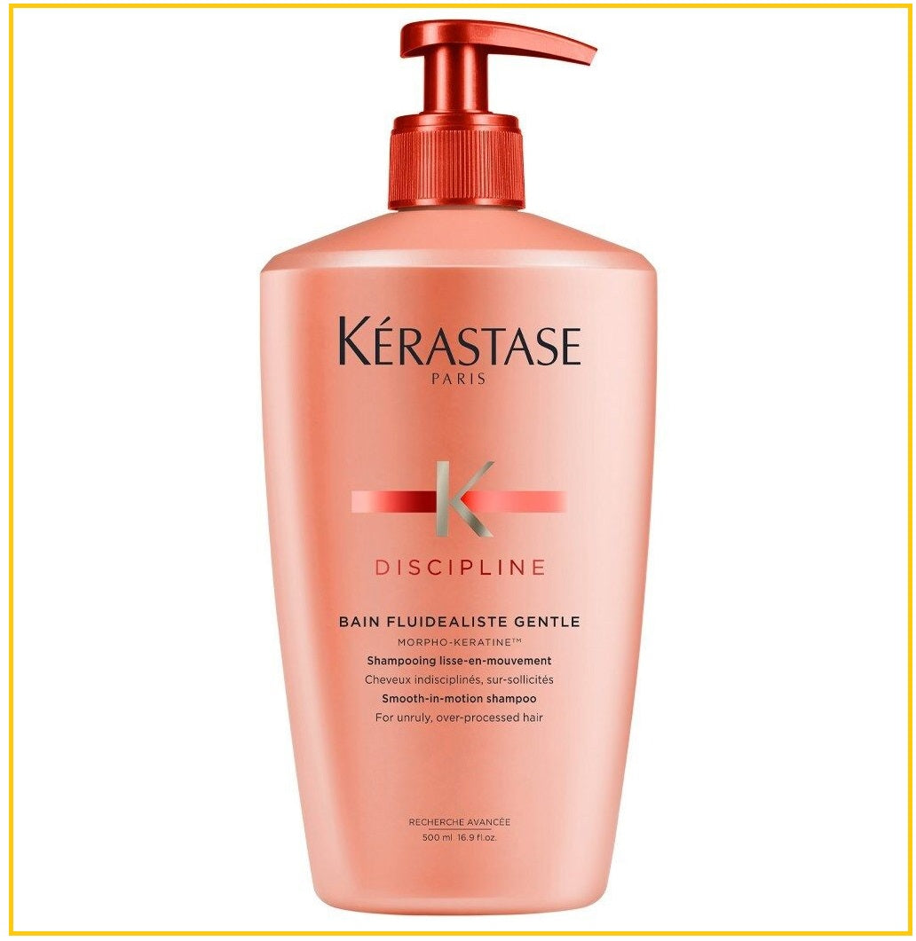 KERASTASE DISCIPLINE BAIN FLUIDEALISTE GENTLE SHAMPOO 500ML 卡詩黛絲逸柔躍動順滑浴髮乳洗髮水