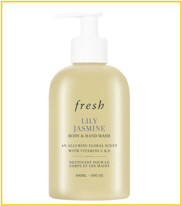 FRESH 馥蕾詩茉香百合沐浴啫喱 LILY JASMINE BODY & HAND WASH LILY JASMINE 300ML