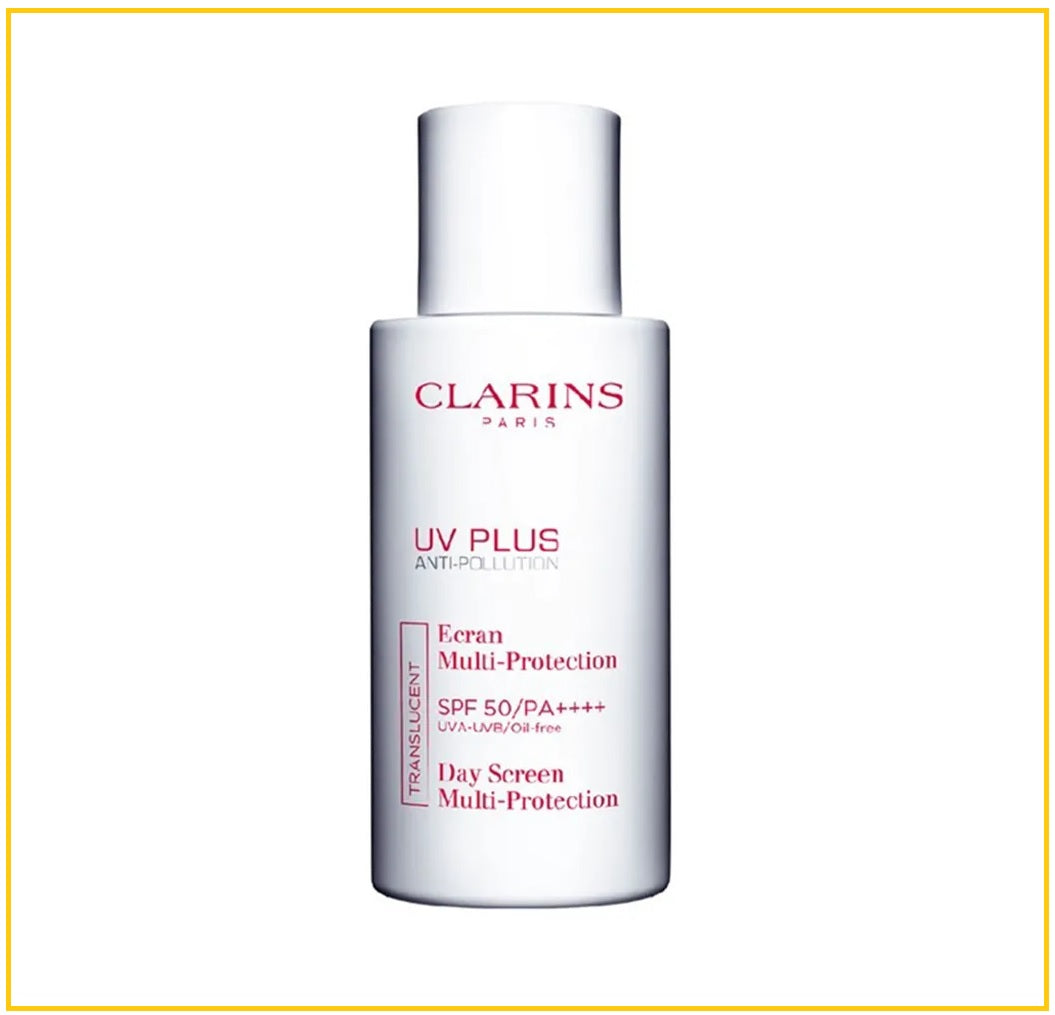 CLARINS 嬌韻詩抗污染透白防曬霜 UV PLUS DAY SCREEN MULTI-PROTECTION #TRANSLUCENT SPF50 PA++++ 50ML