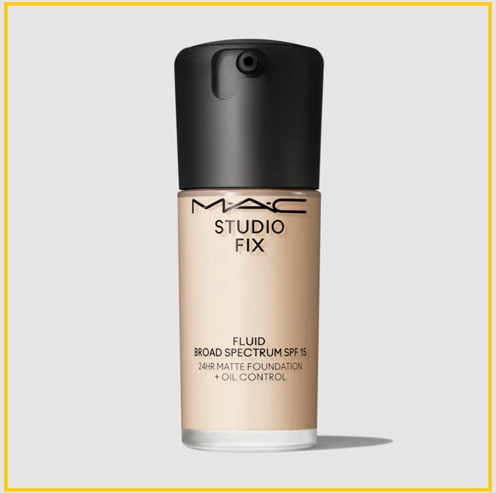 MAC 魅可全新升級客製化無瑕粉底液 STUDIO FIX FLUID 24HR MATTE FOUNDATION + OIL CONTROL SPF15 #NC10 / #NC12 / #NC15 / #NC20 30ML