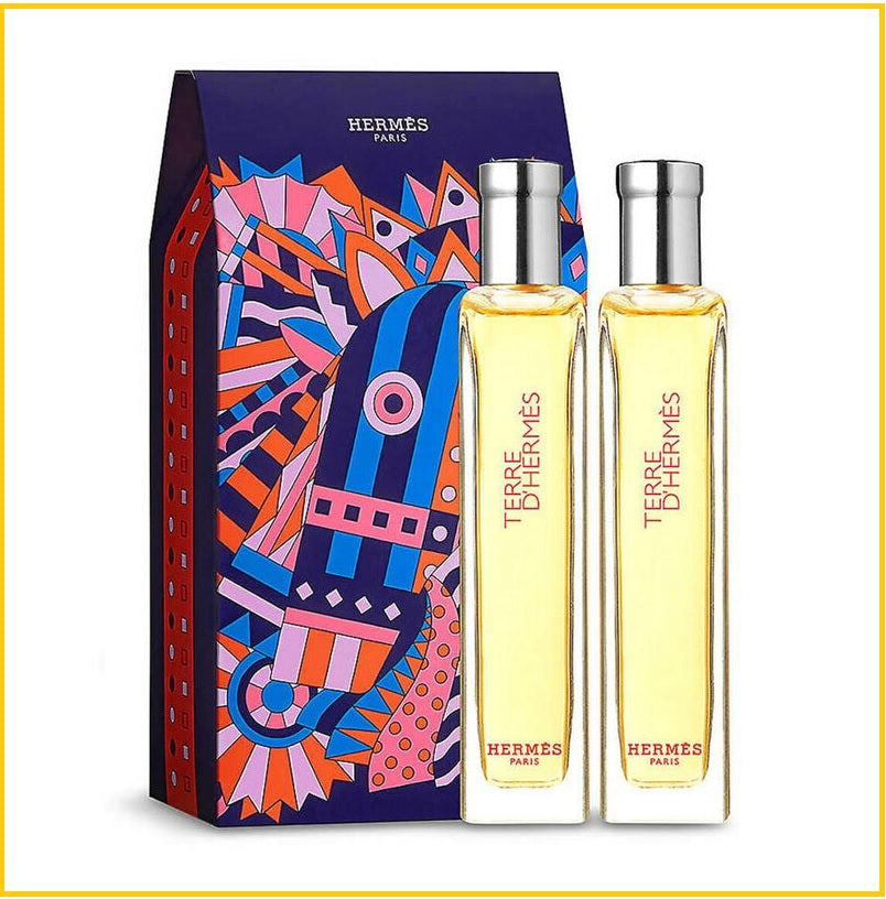 HERMES 愛馬仕大地男士淡香水 TERRE D HERMES EDT DUO SET 15ML X2