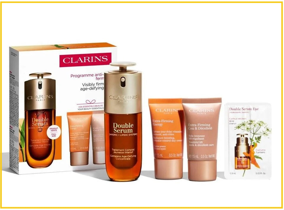 CLARINS 嬌韻詩雙萃套裝 DOUBLE SERUM & EXTRA FIRMING VALUE PACK DUO SET