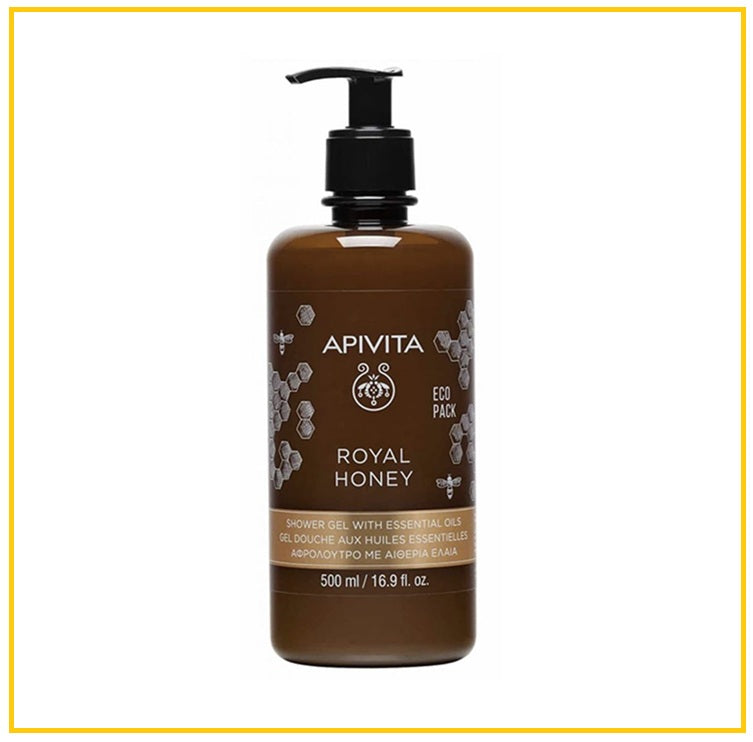 APIVITA 艾蜜塔皇室蜂蜜滋潤沐浴露 ROYAL HONEY CREAMY SHOWER GEL WITH ESSENTIAL OILS ECOPACK 500ML