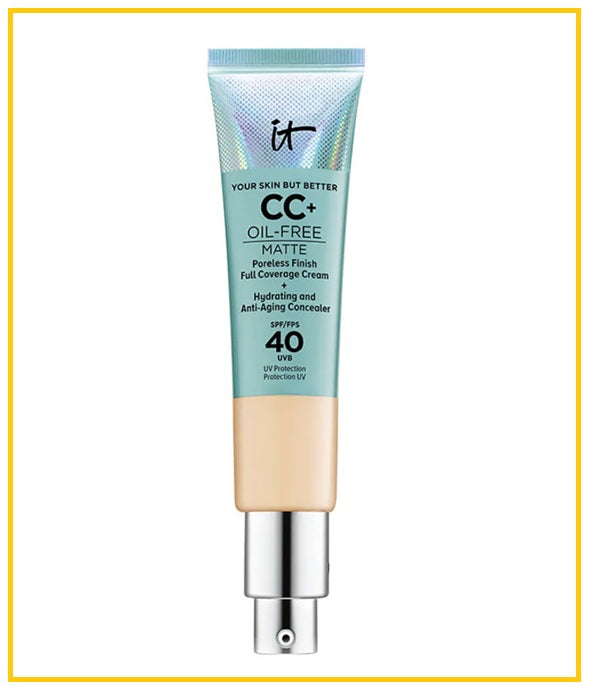 IT COSMETICS 依科美綠管CC霜 YOUR SKIN BUT BETTER CC+ CREAM OIL-FREE MATTE WITH SPF40 #TAN / #MEDIUM TAN / #MEDIUM / #NEUTRAL TAN / #RICH 32ML