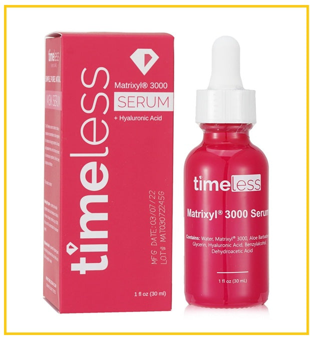 TIMELESS SKIN CARE 時光永恆基肽透明質酸保濕精華 MATRIXYL 3000 + HYALURONIC ACID SERUM 30ML