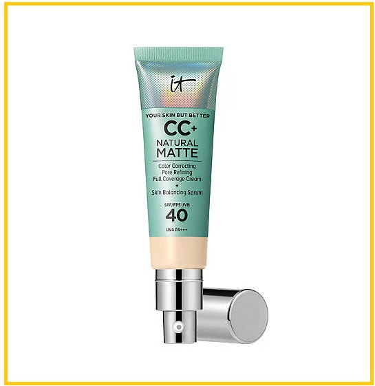 IT COSMETICS 依科美綠管CC霜 YOUR SKIN BUT BETTER CC+ NATURAL MATTE SPF40 #FAIR BEIGE / #FAIR WARM 32ML