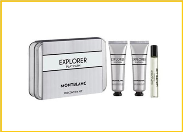 MONT BLANC EXPLORER PLATINUM COLLECTION 3PCS MINI DUO SET 冰峰旅者探索三件套裝