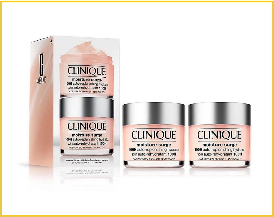 CLINIQUE 倩碧100小時自我修護水嫩補濕啫喱面霜 MOISTURE SURGE 100H AUTO-REPLENISHING HYDRATOR DUO SET 50ML X2