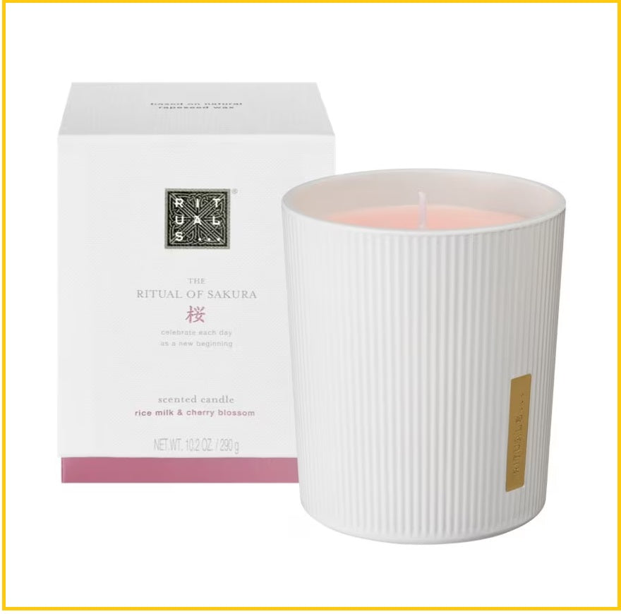 RITUALS 怡式迷你櫻花蠟燭 THE RITUAL OF SAKURA DUFTKERZE CANDLE KERZE 140G