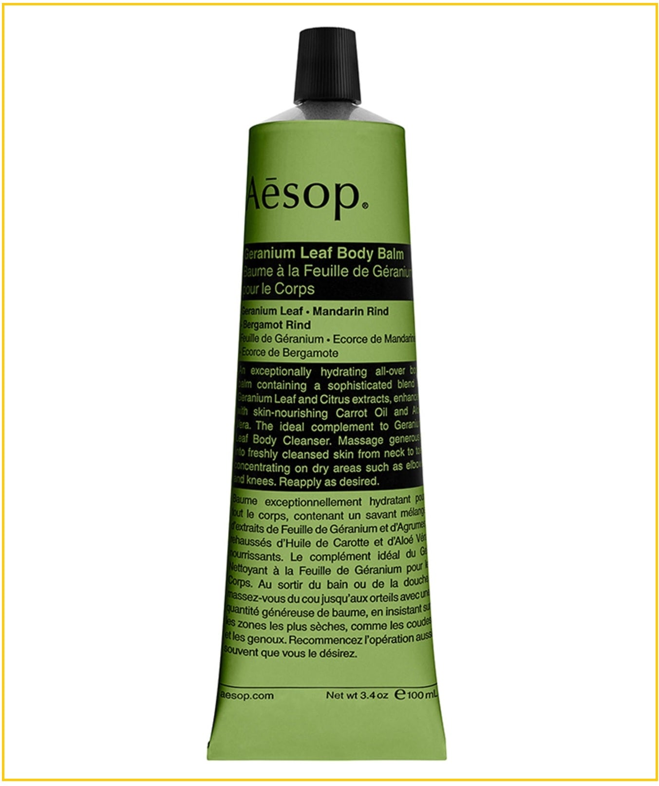 AESOP 伊索天竺葵身體乳 GERANIUM LEAF BODY BALM 100ML