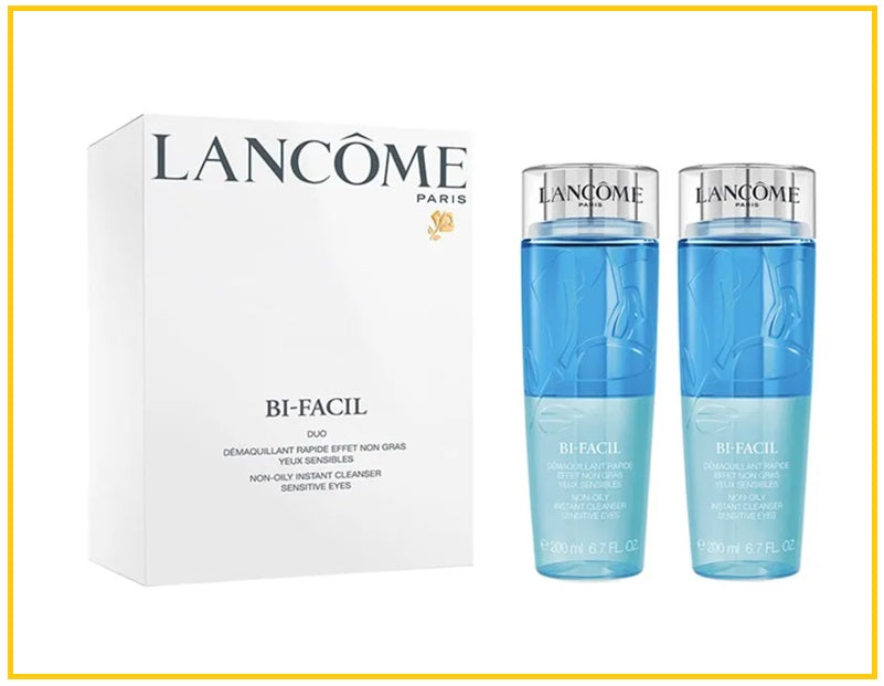 LANCOME 蘭蔻清瀅柔膚眼部卸妝水兩件套裝 BI-FACIL DUO SET 200ML X2