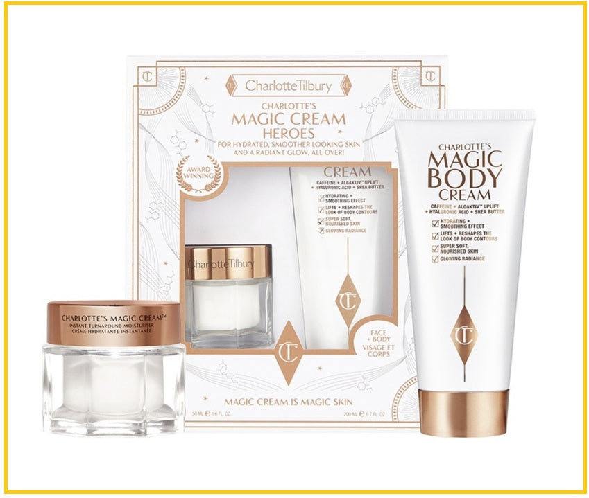 CHARLOTTE TILBURY 魔法面部及身體護理套裝 CT MAGIC CREAM HEROES GIFT DUO SET