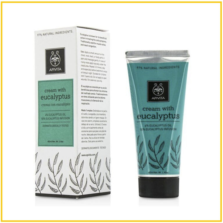 APIVITA 艾蜜塔尤加利舒緩軟膏桉樹霜 CREAM WITH EUCALYPTUS CREAM WITH EUCALYPTUS 40ML
