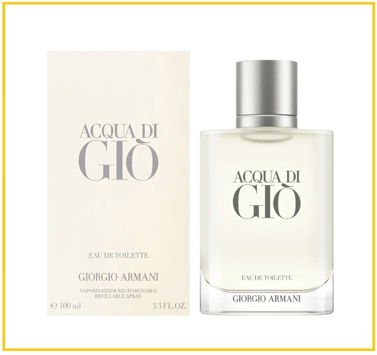 GIORGIO ARMANI Acqua di GIO EAU DE TOILETTE for Men 30ML / 50ML / 100ML