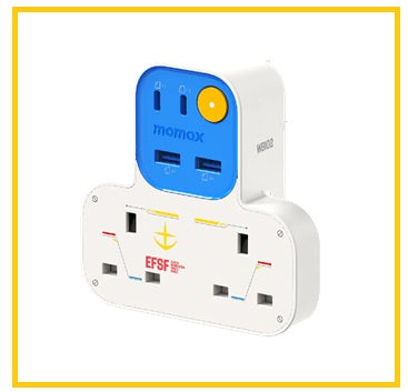 MOMAX X GUNDAM 高達充電插座 1-CHARGE WORK FLOW 25W GUNDAM RX-78-2 SOCKET US17UKGDW