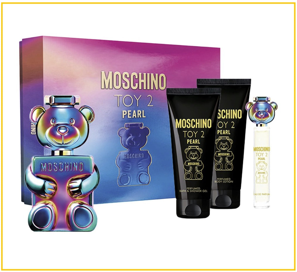 MOSCHINO Pearl Bear Eau de Parfum Set for Women (TOY 2 PEARL EDP GIFT SET)