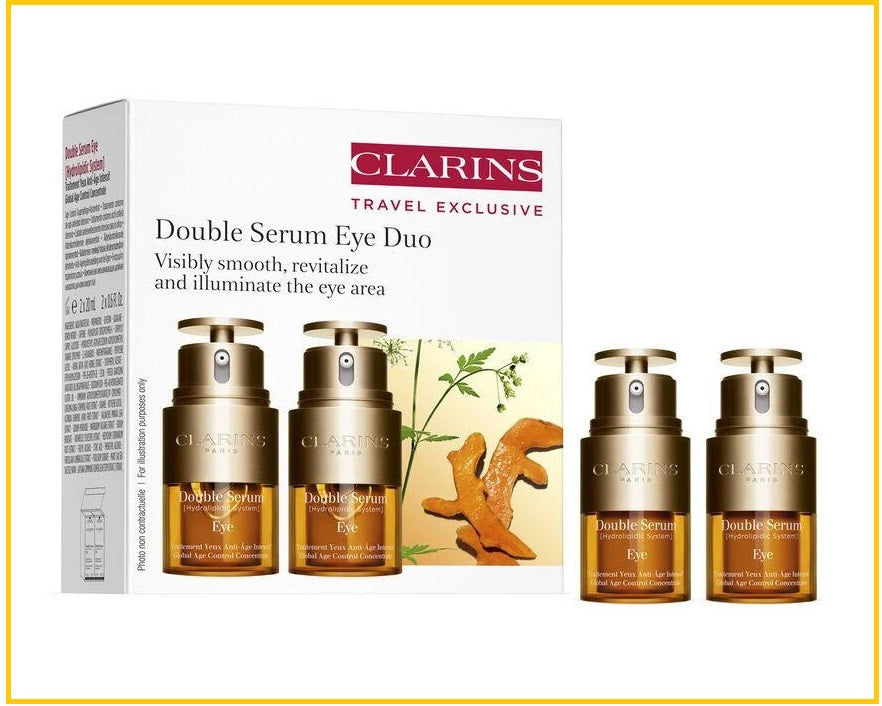CLARINS 嬌韻詩雙萃煥活眼部精華眼霜套裝 DOUBLE SERUM EYE DUO SET 20ML X2