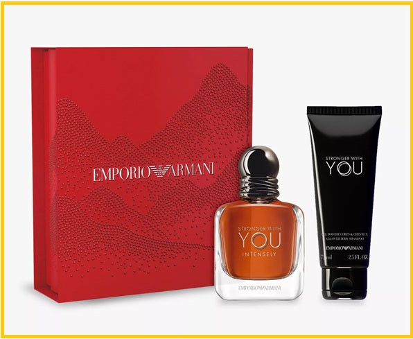ARMANI 阿瑪尼香水身體乳套裝 STRONGER WITH YOU INTENSE GIFT DUO SET