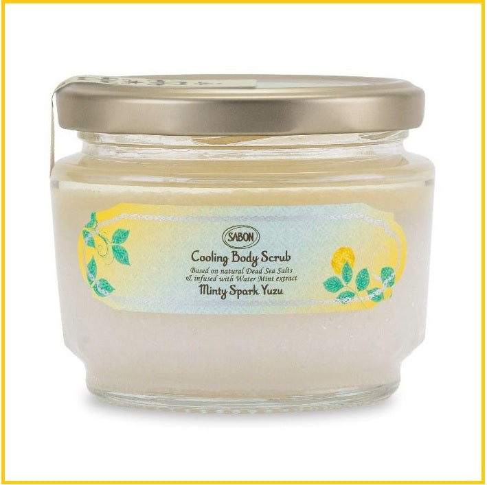 SABON 薄荷柚身體磨砂膏 COOLING BODY SCRUB SMALL MINTY SPARK YUZU 320G