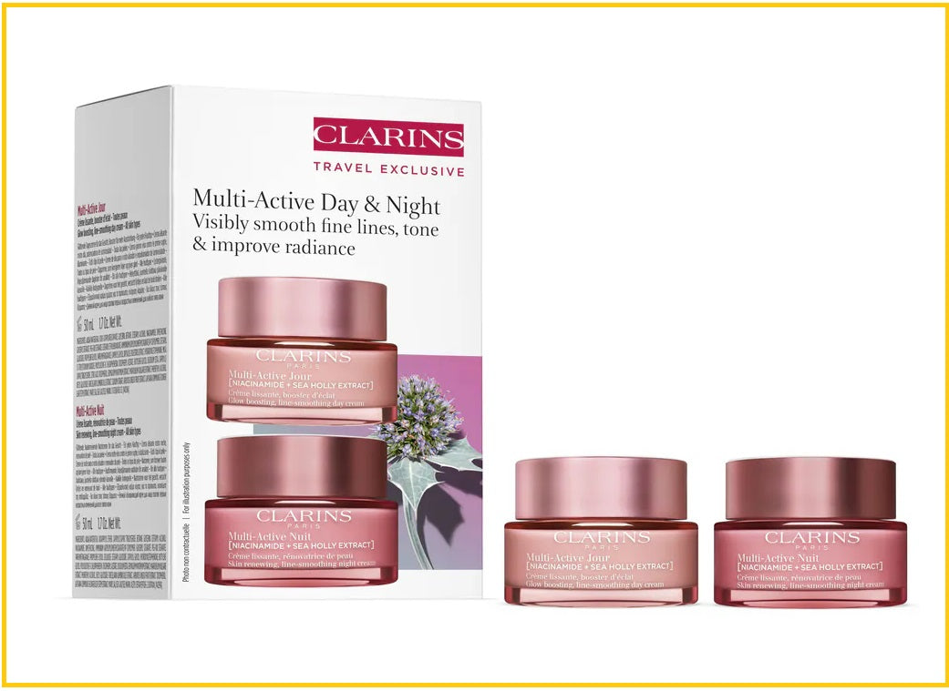 CLARINS 嬌韻詩漾采肌活日夜保養套裝 YANGCAI SKIN ACTIVE DAY AND NIGHT MAINTENANCE DUO SET