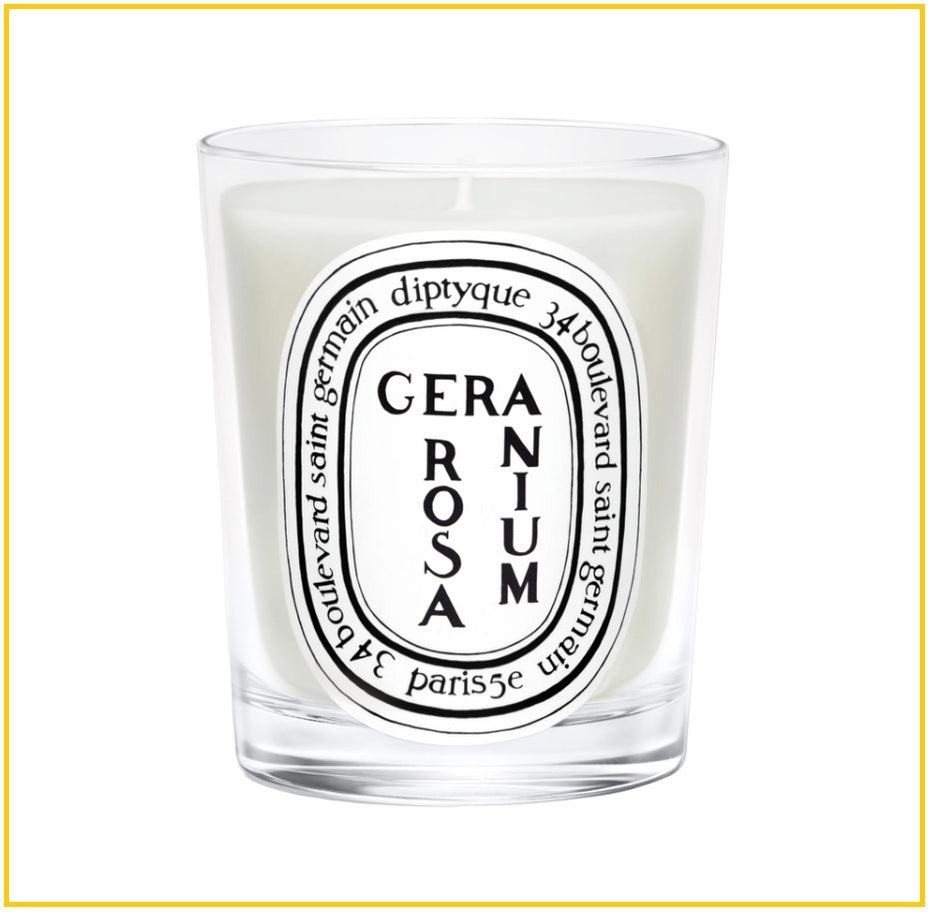 DIPTYQUE 蒂普提克玫瑰天竺葵香氛蠟燭 GERANIUM ROSA SCENTED CANDLE 190G