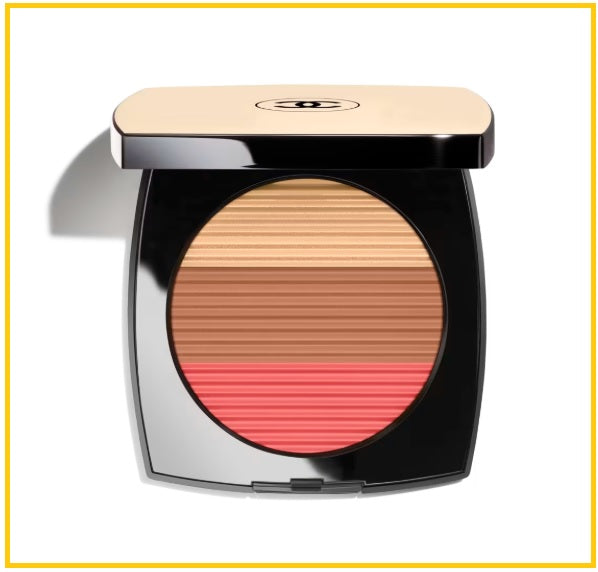 CHANEL 香奈兒三色修容粉餅 LES BEIGES HEALTHY GLOW SUN-KISSED POWDER #T1 LIGHT CORAL / #T3 MEDIUM CORAL 15ML