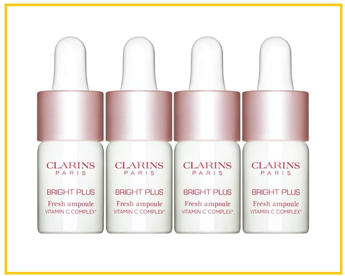 Clarins Bright Plus Fresh Ampoule Serum Set (28-Day Combo) 8ml x 4