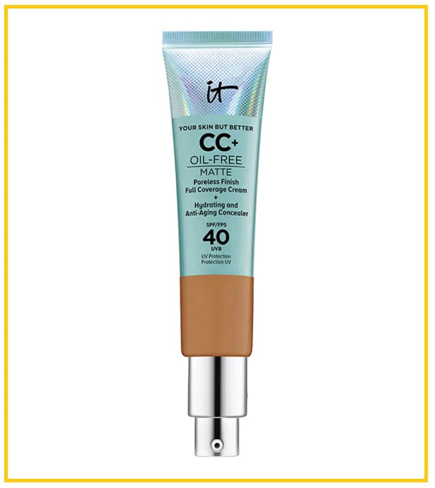 IT COSMETICS 依科美綠管CC霜 YOUR SKIN BUT BETTER CC+ CREAM OIL-FREE MATTE WITH SPF40 #TAN / #MEDIUM TAN / #MEDIUM / #NEUTRAL TAN / #RICH 32ML
