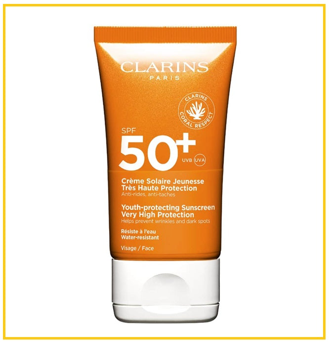 CLARINS 嬌韻詩高防護防曬乳 YOUTH PROTECTING SUNSCREEN HIGH PROTECTION SPF 50+ 50ML