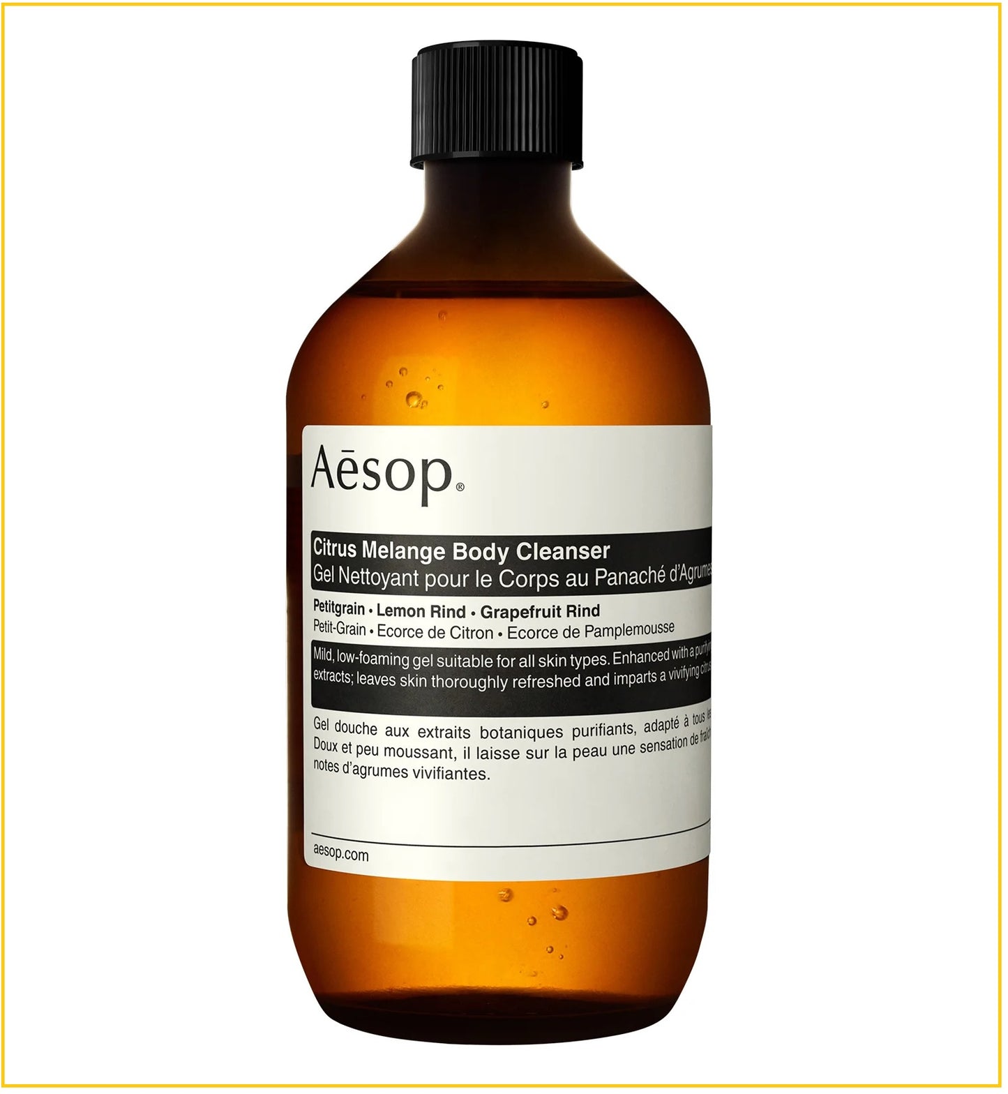 AESOP 伊索苦橙香檸身體潔膚露 CITRUS MELANGE BODY CLEANSER REFILL 500ML