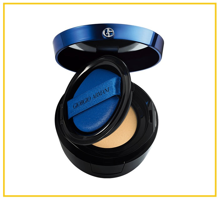 GIORGIO ARMANI 阿瑪尼設計師電光藍氣墊精華粉底 DESIGNER ELECTRIC BLUE AIR CUSHION ESSENCE FOUNDATION SPF40 PA++ #2 / #3 14G
