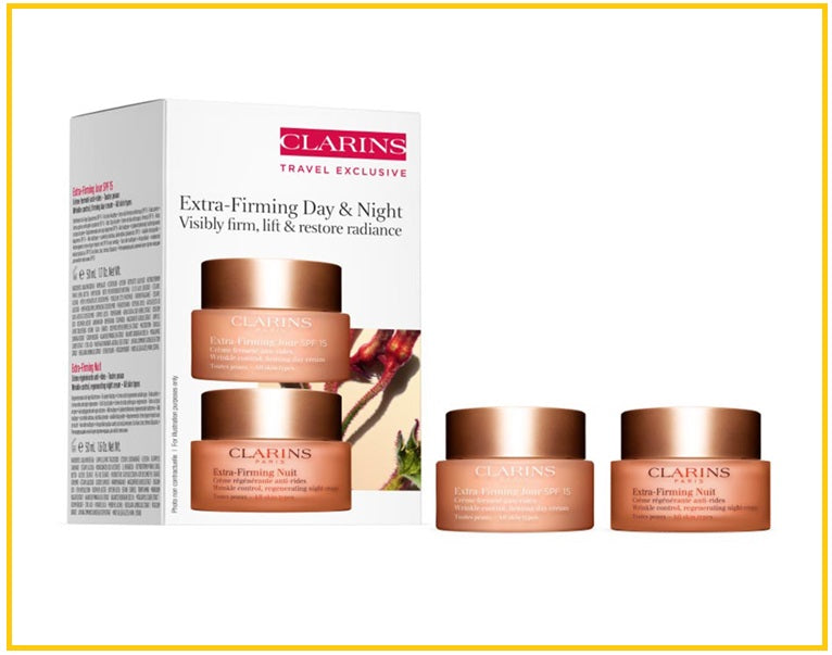 CLARINS 嬌韻詩煥顏緊緻日晚霜套裝 (適合任何肌膚) EXTRA FIRMING DAY & NIGHT CREAM DUO SET 50ML X2 (ALL SKIN TYPES)