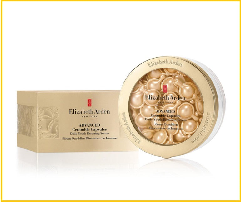 ELIZABETH ARDEN 雅頓超時空金致導航面部精華金膠囊 NEW ADVANCED CERAMIDE CAPSULES DAILY YOUTH RESTORING SERUM 60 CAPSULES