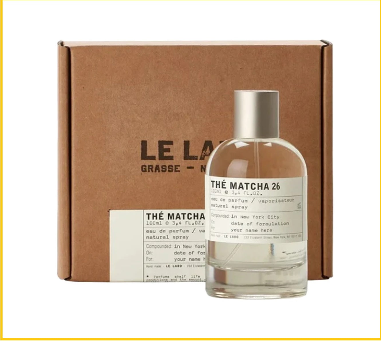 LE LABO THE MATCHA 26 EDP 50ML / 100ML 26抹茶濃香水