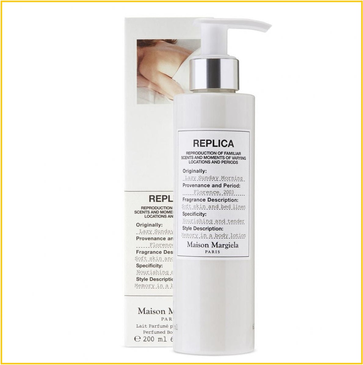 MAISON MARGIELA 馬丁馬吉拉慵懶週末身體乳潤膚乳 MMM REPLICA LAZY SUNDAY MORNING BODY LOTION 200ML