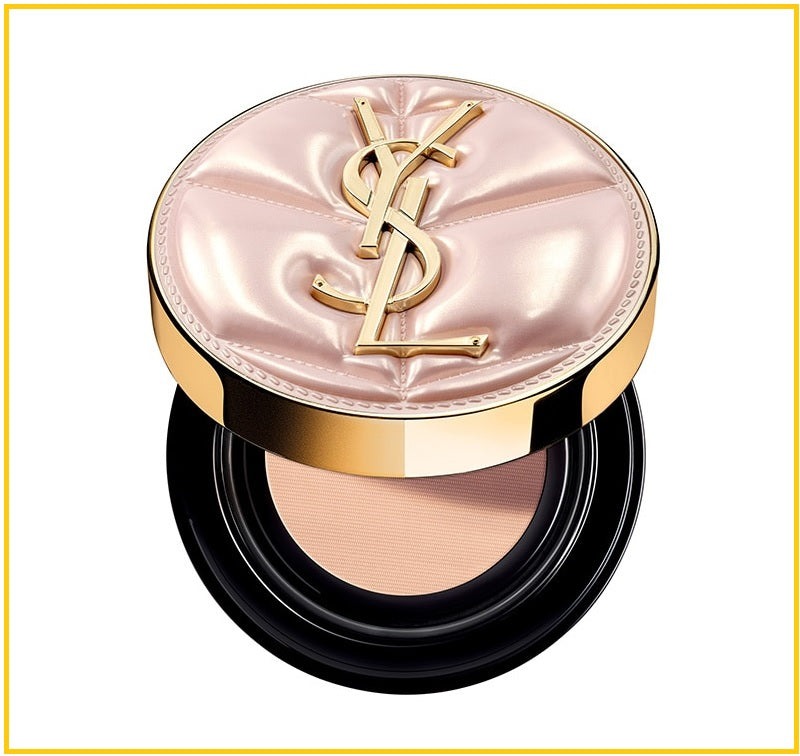 YVES SAINT LAURENT 聖羅蘭明彩輕透亮肌粉色氣墊粉底 (限量款) YSL TOUCHE ECLAT GLOW-PACT CUSHION FOUNDATION #B10 / #BR10 12G (LIMITED EDITION)