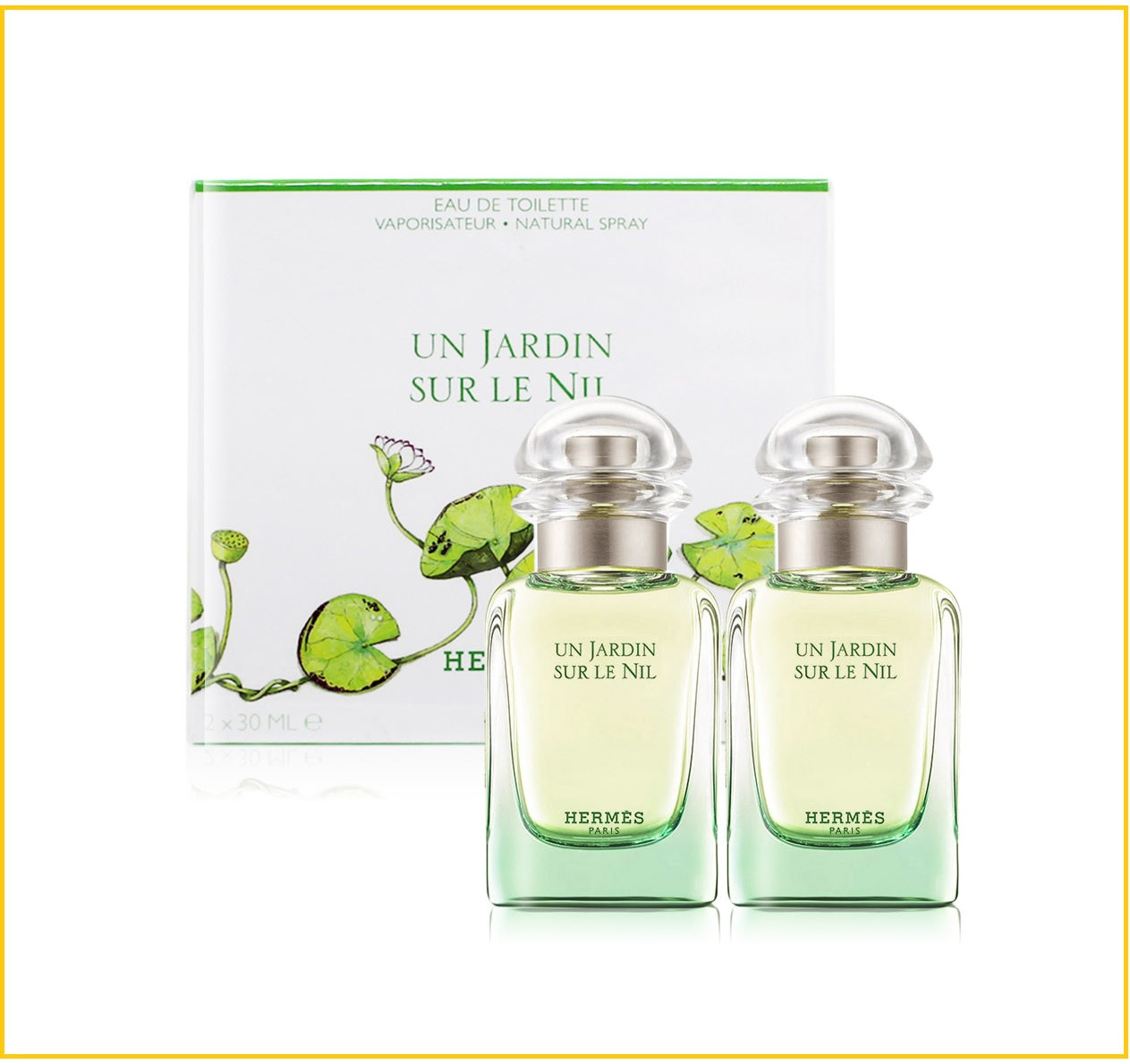 HERMES 愛馬仕尼羅河花園淡香水套裝 UN JARDIN SUR LE NIL EDT DUO SET 30ML X2
