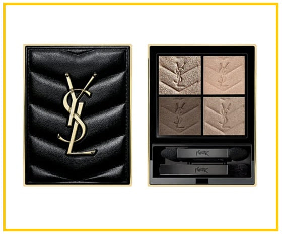 YVES SAINT LAURENT 聖羅蘭高訂皮革四色眼影盤 YSL COUTURE MINI CLUTCH EYESHADOW PALETTE #100 / #400 / #800 4G