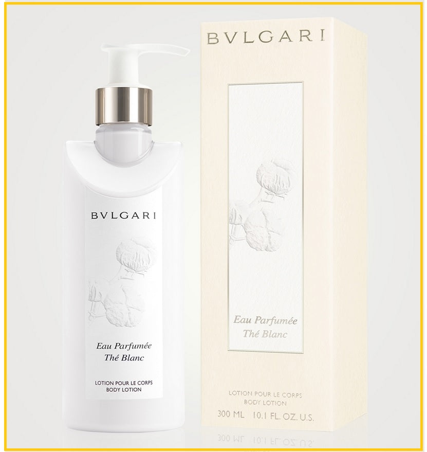 BVLGARI 寶格麗白茶身體乳 EAU PARFUMEE AU THE BLANC BODY LOTION 300ML