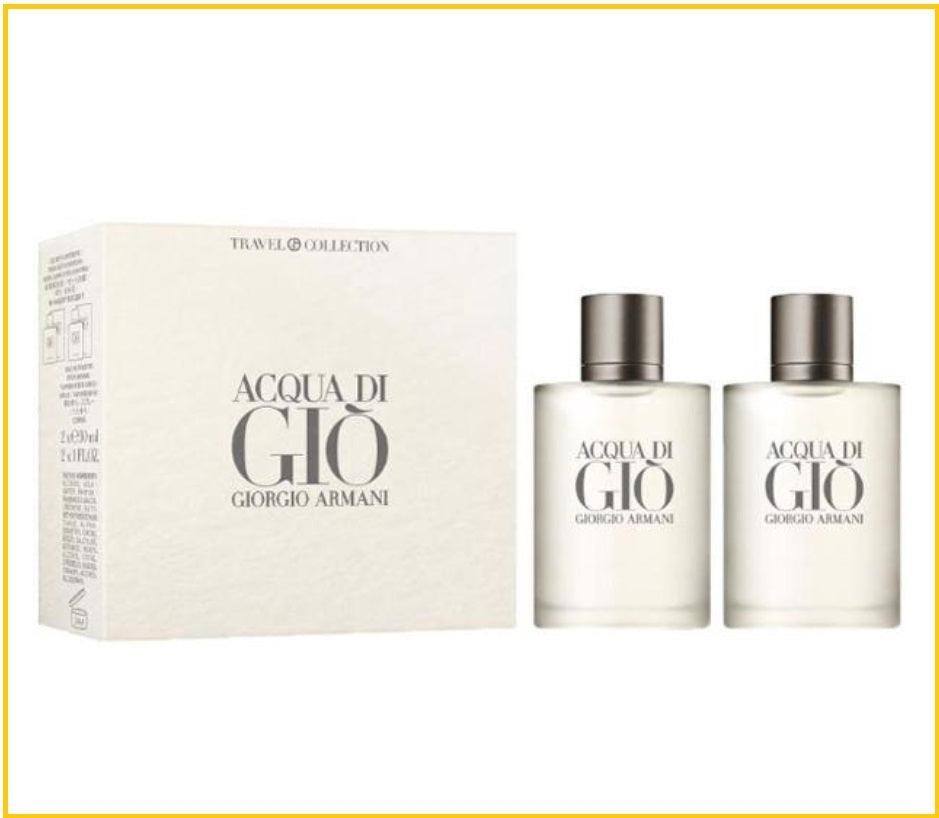GIORGIO ARMANI POUR HOMME ACQUA DI GIO EAU DE TOILETTE DUO SET 30ML X2 寄情男士淡香水套裝